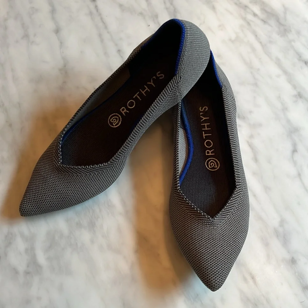 Rothy’s gray flats- Size 8 - Picture 2 of 5